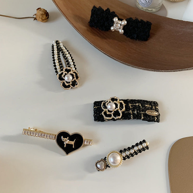 山茶花簡約髮夾－第二視角實拍｜https://igowo.tw/