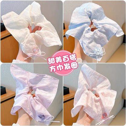 大腸圈方形髮圈－商品主圖｜https://igowo.tw/