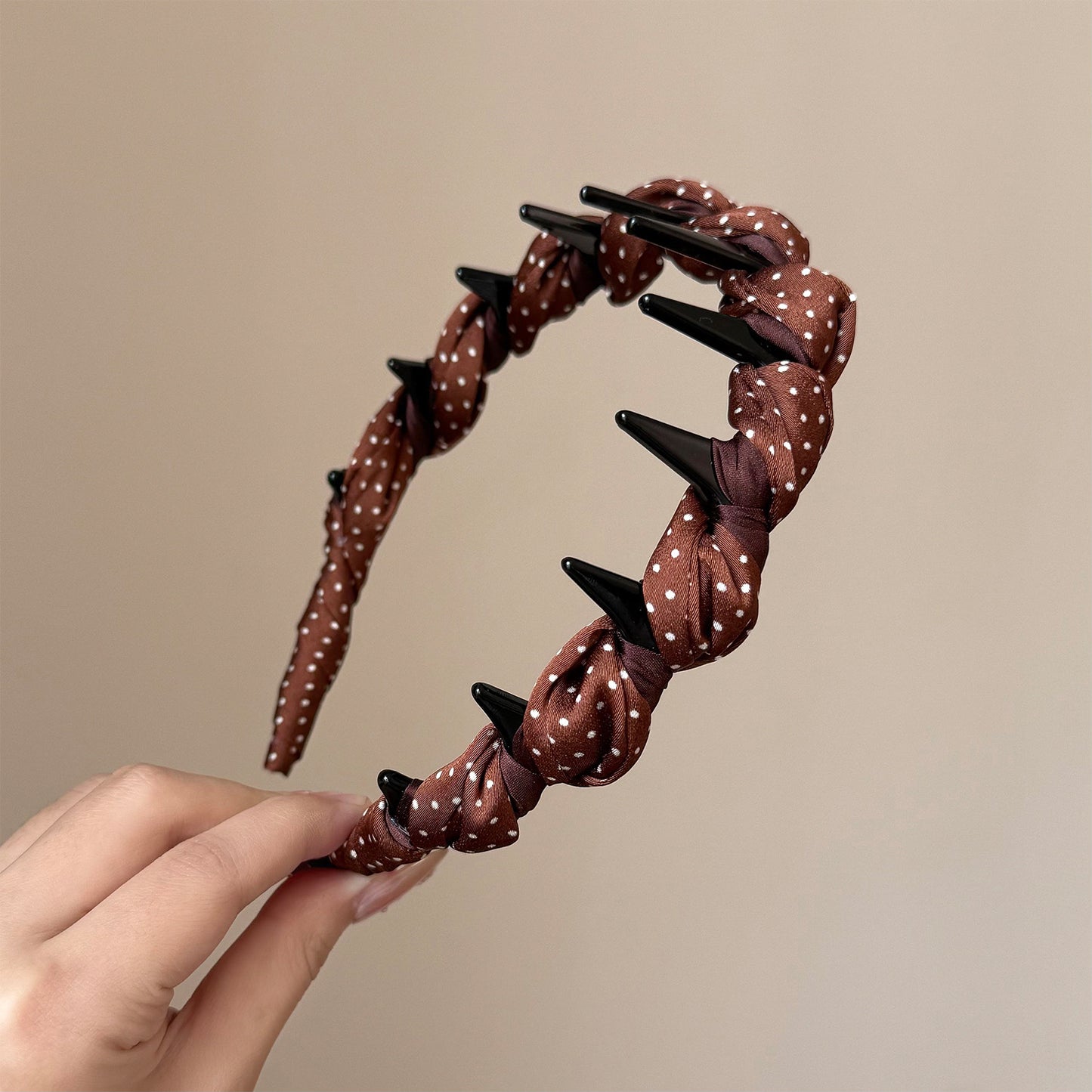波點波浪髮箍