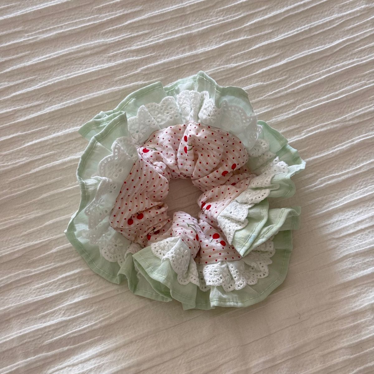 繽紛櫻桃大腸圈髮圈