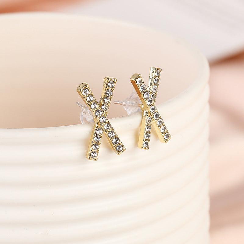 琺瑯銀針鑲鑽簡約耳環－#葫蘆珍珠耳釘款細節121｜https://igowo.tw/