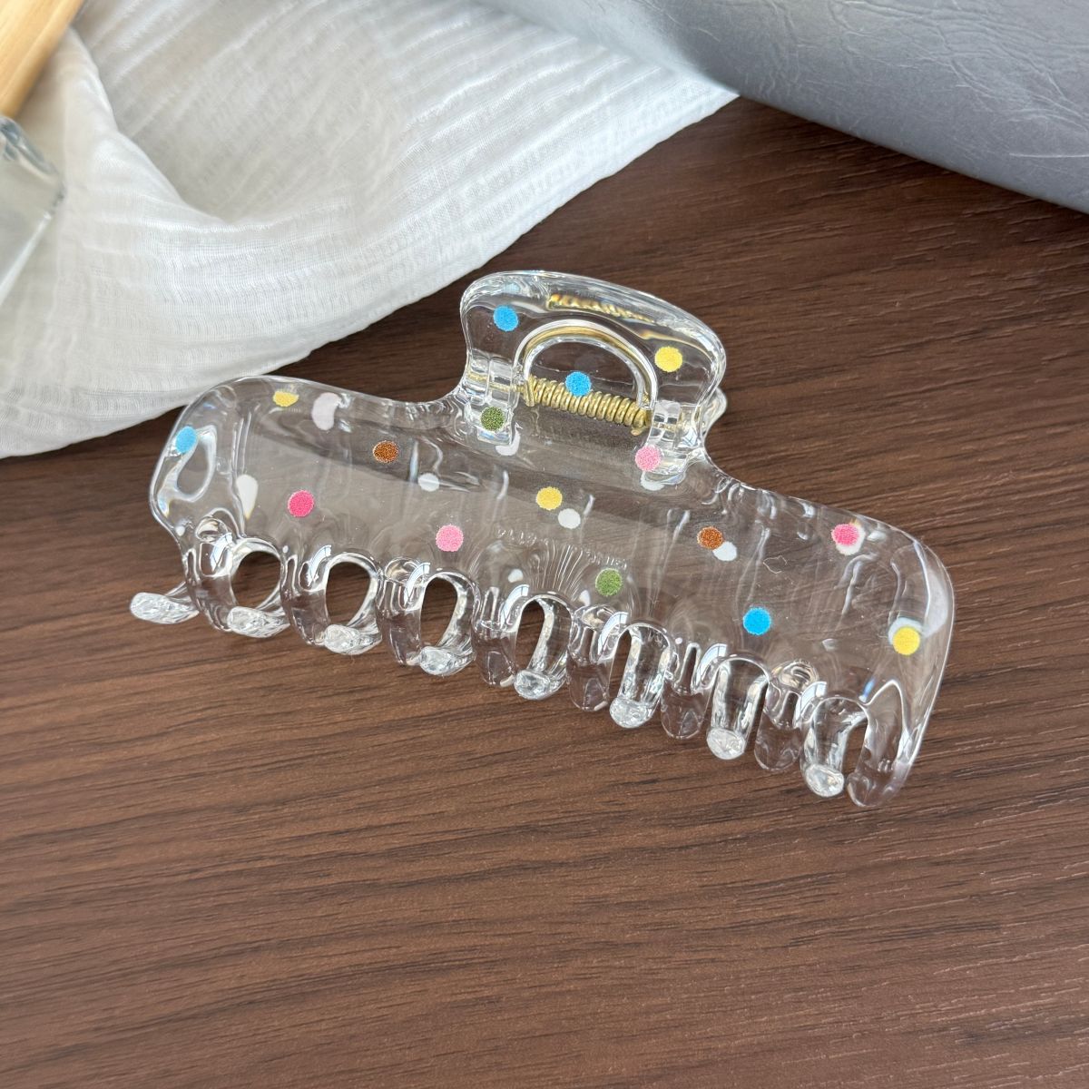 透明簡約髮夾