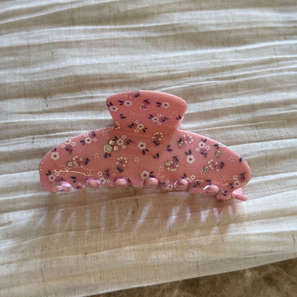 醋酸板材碎花鯊魚夾
