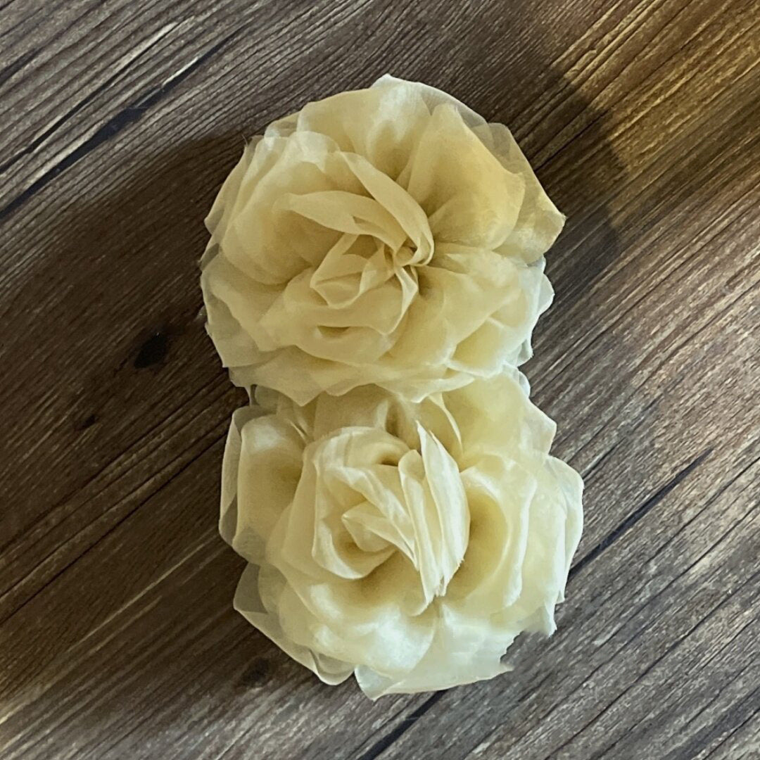 山茶花簡約髮夾