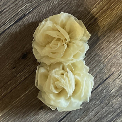 山茶花簡約髮夾