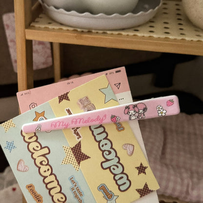粉色草莓卡通髮夾