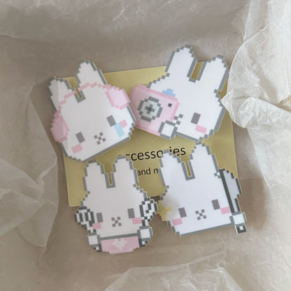 兔子簡約髮夾－商品主圖｜https://igowo.tw/
