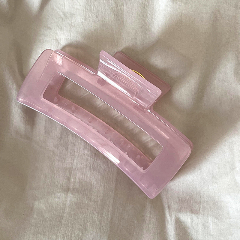 粉色簡約髮夾