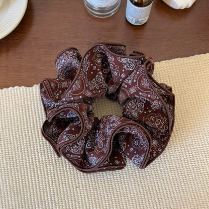 黑色大腸圈復古髮圈