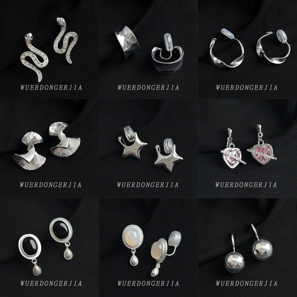 金色電鍍耳夾－商品主圖｜https://igowo.tw/