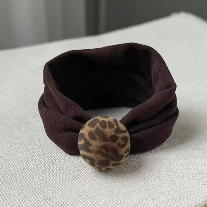彈力繩豹紋髮圈