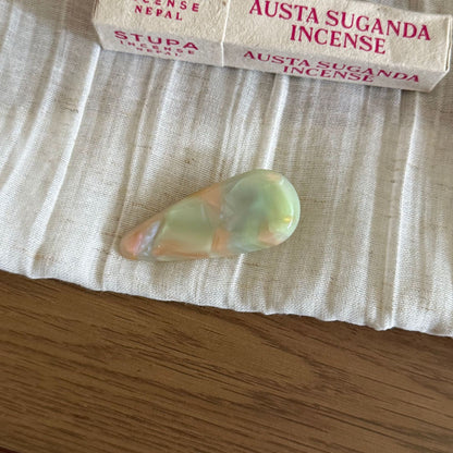 醋酸板材格紋暈染髮夾