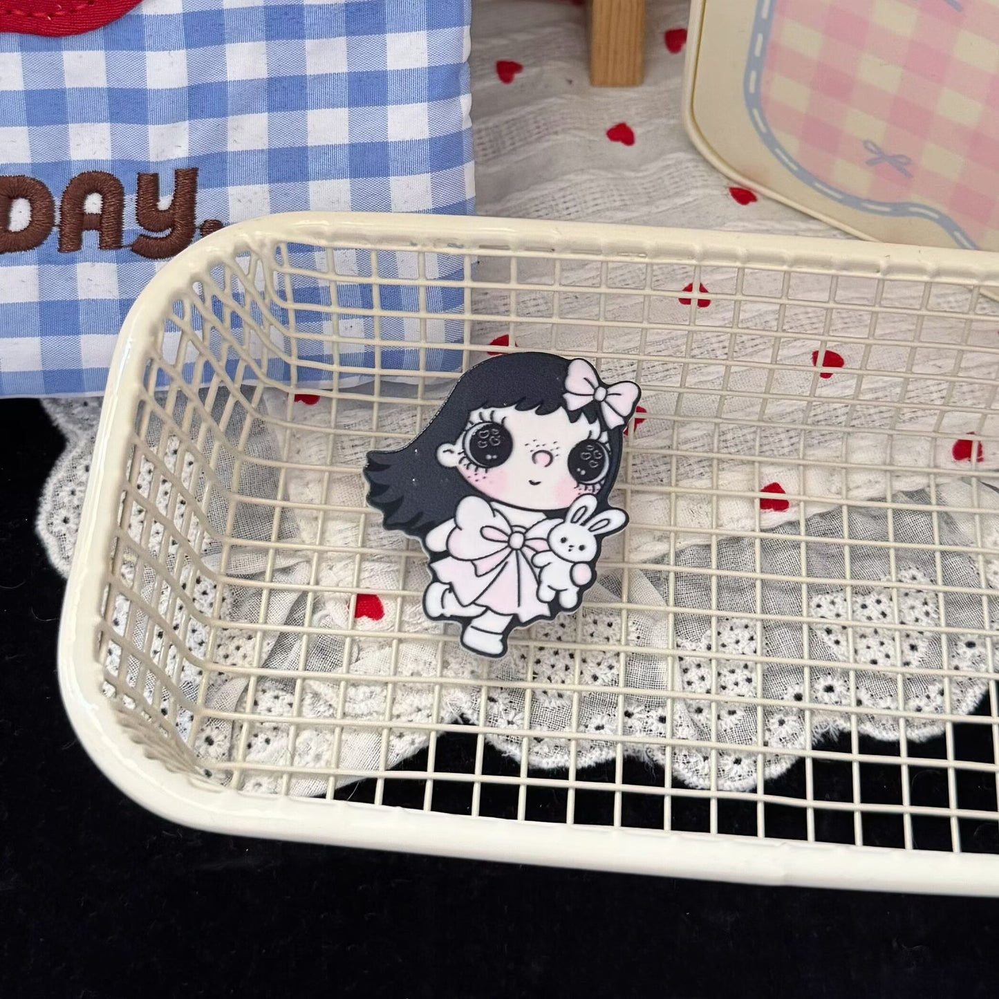 花朵卡通髮夾