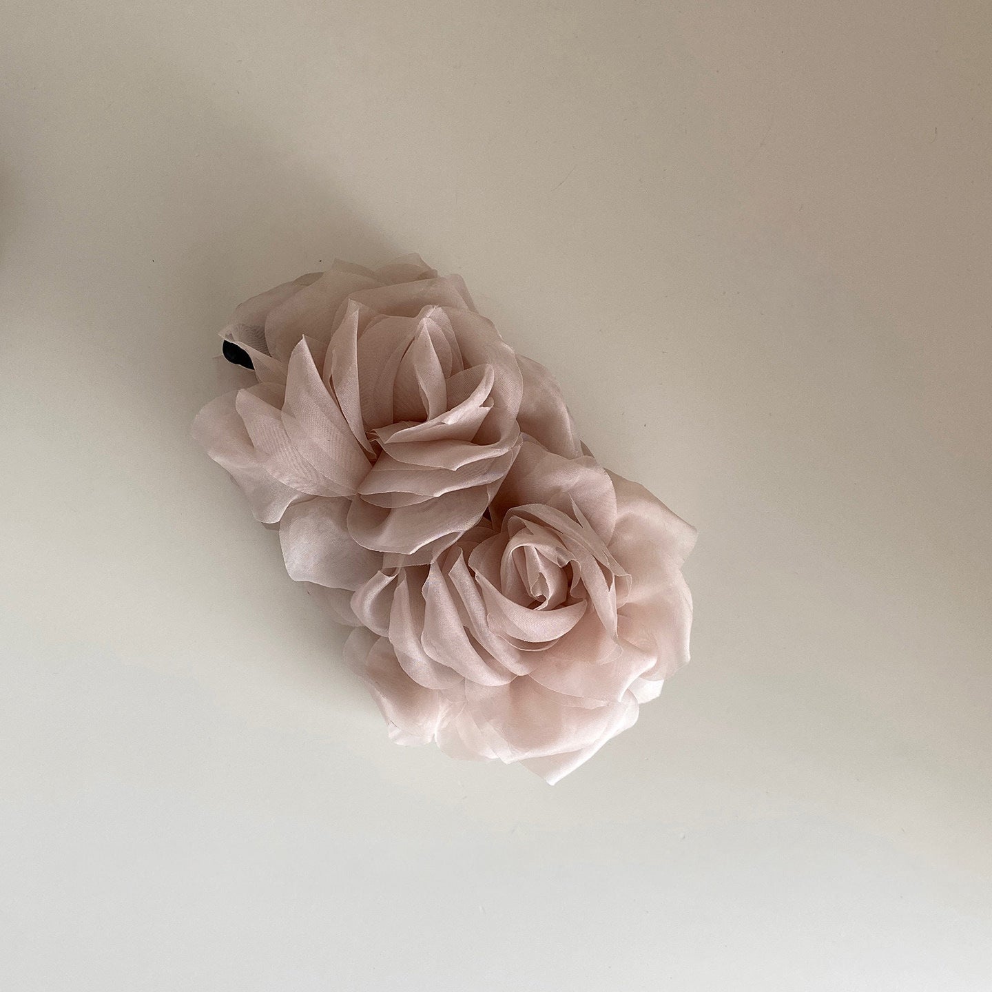 山茶花簡約髮夾