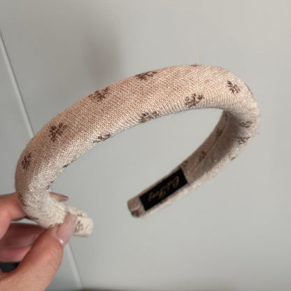 布面碎花髮箍－細節特寫7｜https://igowo.tw/