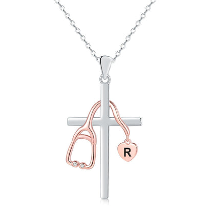 鋼色愛心項鍊