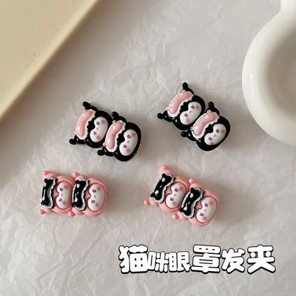 貓咪卡通髮夾－商品主圖｜https://igowo.tw/