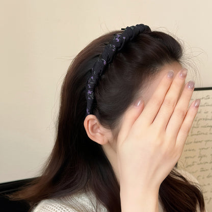 編織纏繞髮箍－咖色款實拍｜https://igowo.tw/