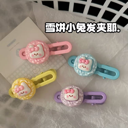 繽紛兔子卡通髮夾－商品主圖｜https://igowo.tw/