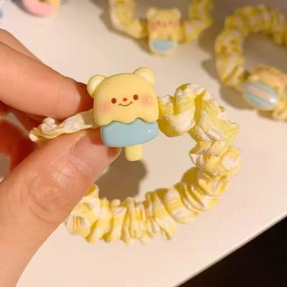 小熊卡通髮圈