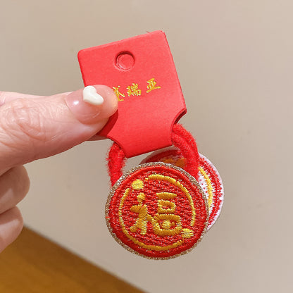 絨面蝴蝶結復古髮夾－細節特寫59｜https://igowo.tw/