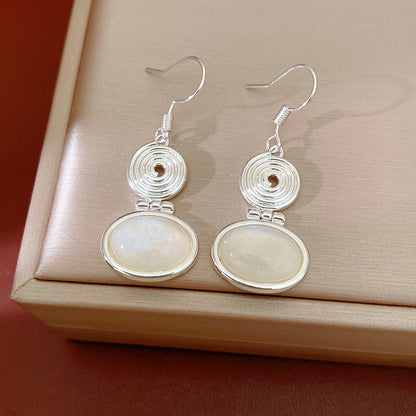 樹脂橢圓簡約項鍊套組