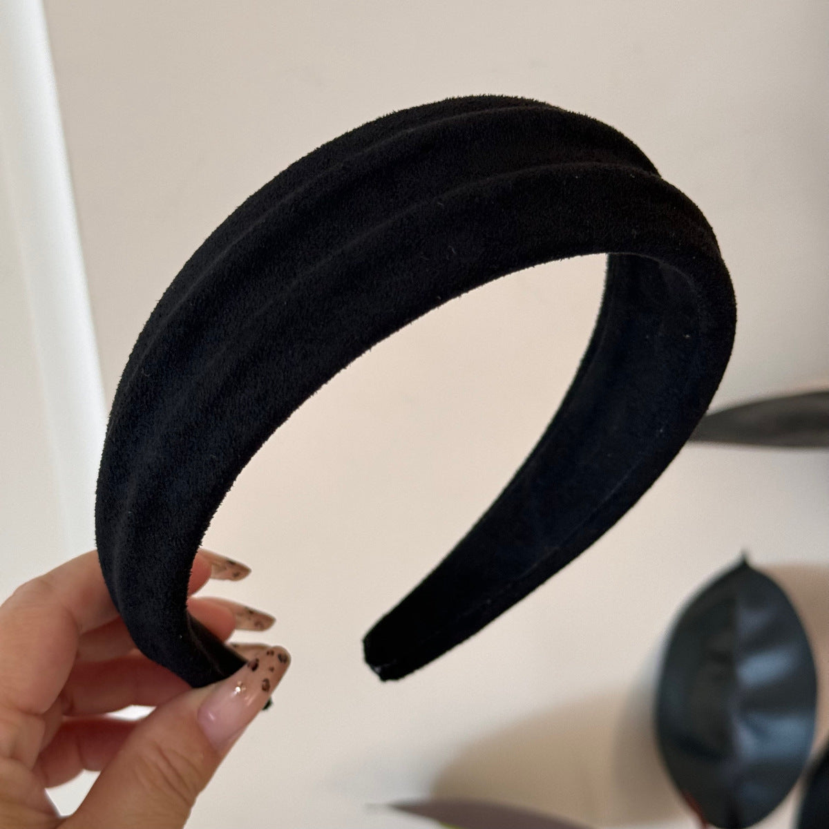 絨面簡約髮箍