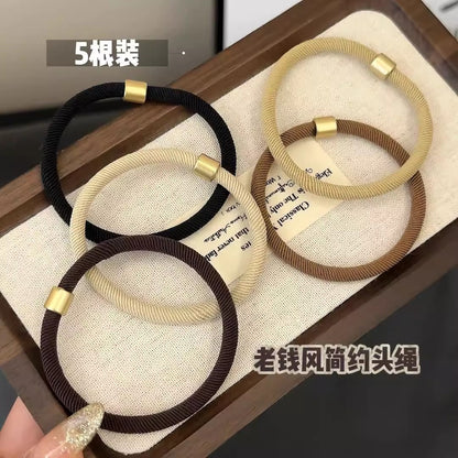 彈力繩簡約髮圈－商品主圖｜https://igowo.tw/