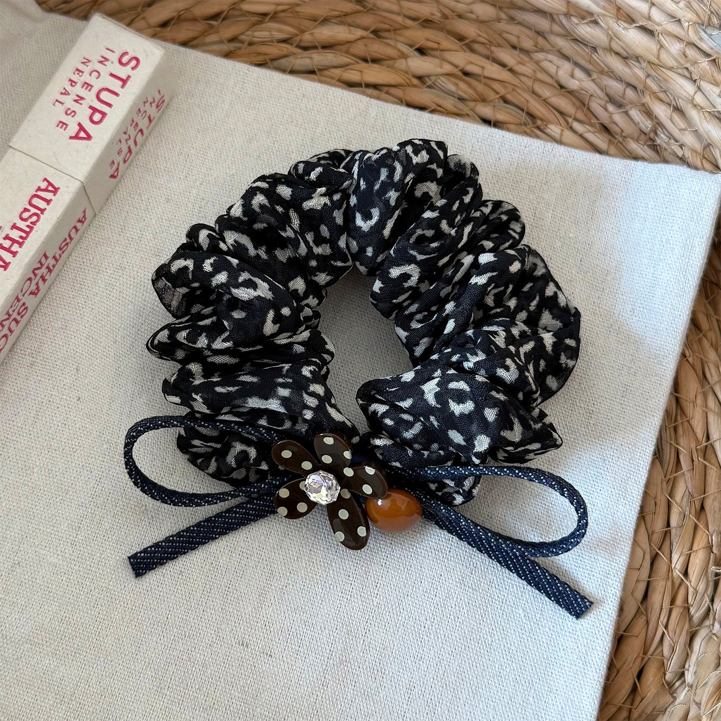 蝴蝶結大腸圈流蘇髮圈