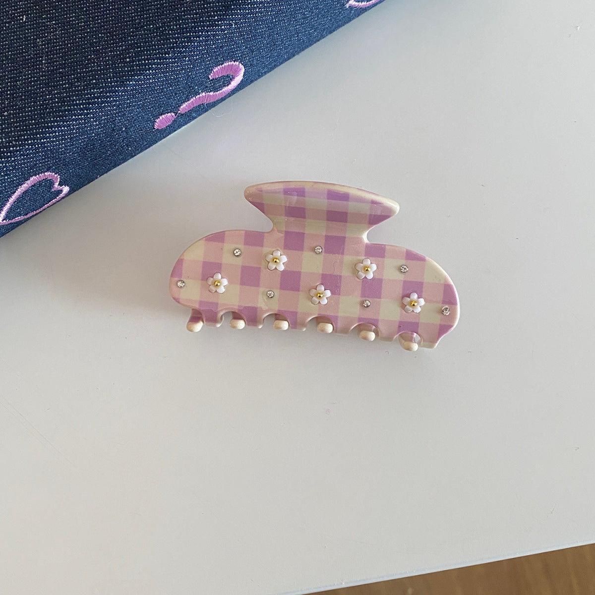 醋酸板材髮夾－細節特寫8｜https://igowo.tw/
