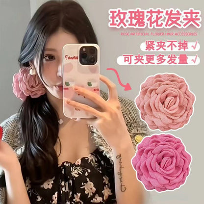 花朵簡約髮夾－商品主圖｜https://igowo.tw/