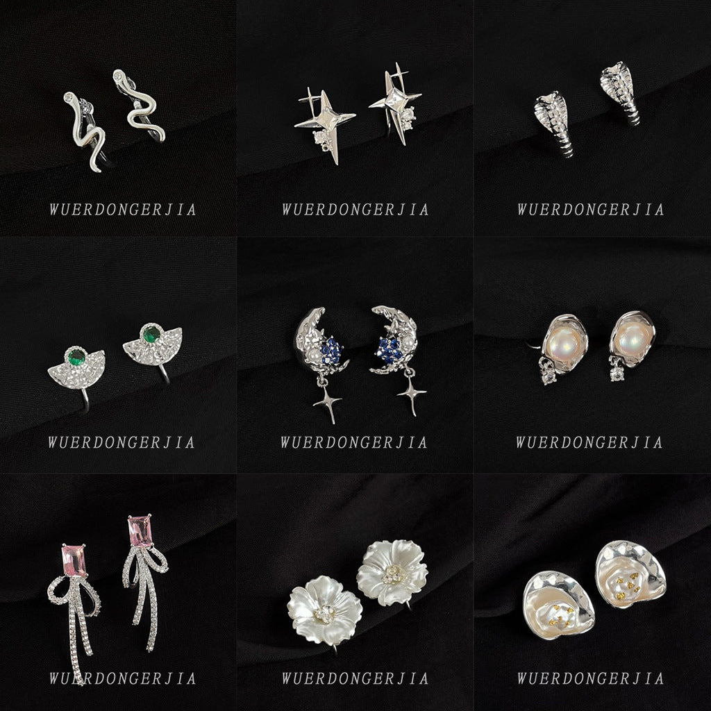 金色簡約耳夾－細節特寫2｜https://igowo.tw/