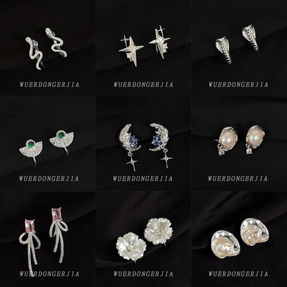 金色簡約耳夾－細節特寫2｜https://igowo.tw/