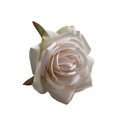 玫瑰簡約髮夾－淡粉款細節｜https://igowo.tw/
