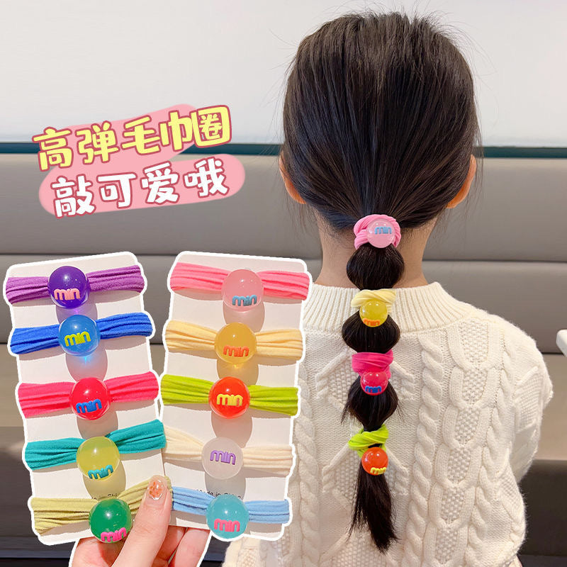 繽紛彈力繩髮圈－商品主圖｜https://igowo.tw/