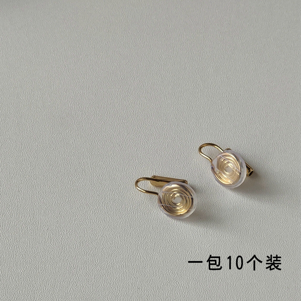 金色簡約耳夾