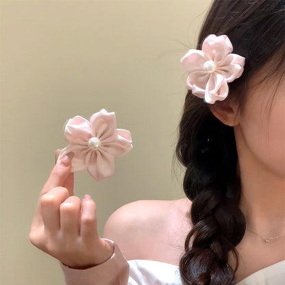 粉色櫻花髮夾