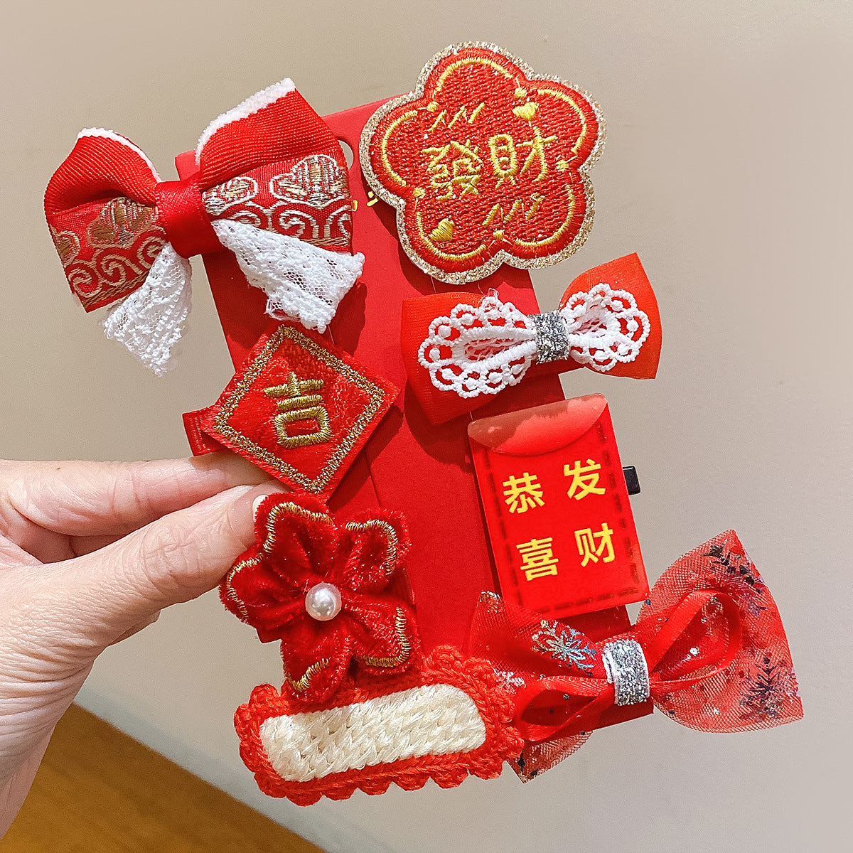 絨面蝴蝶結復古髮夾－細節特寫38｜https://igowo.tw/