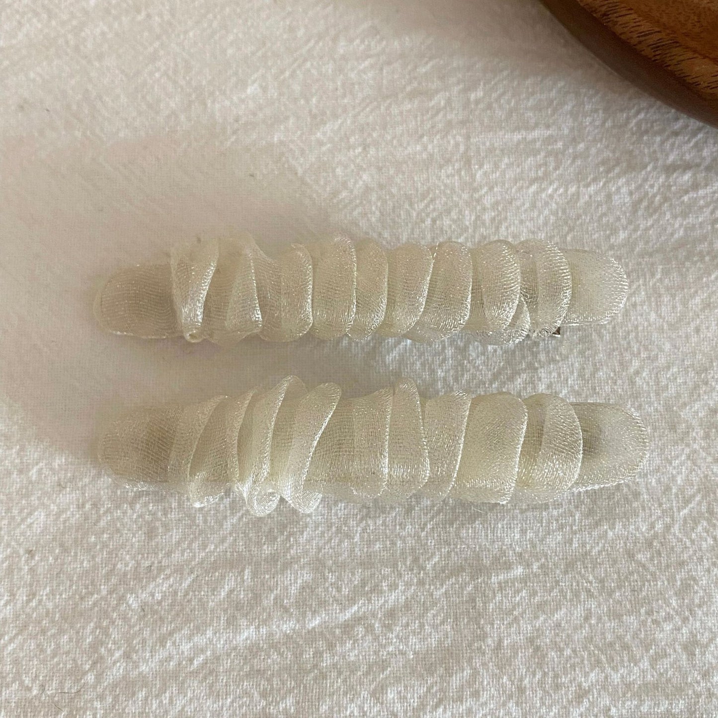 網紗簡約髮夾