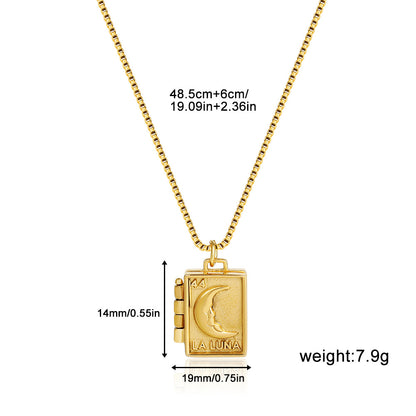 金色鋯石貝殼墜飾項鍊－細節特寫5｜https://igowo.tw/