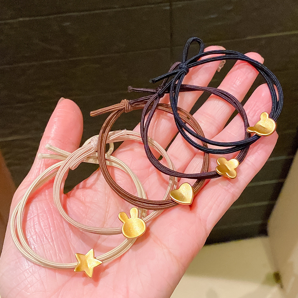 彈力繩復古簡約髮圈