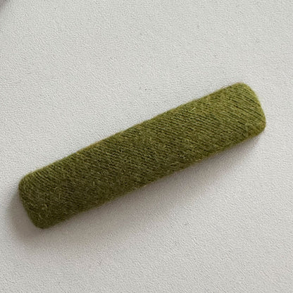 布面簡約髮夾－細節特寫9｜https://igowo.tw/