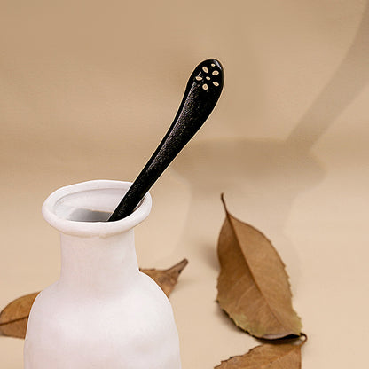 黑色木質復古簡約髮簪