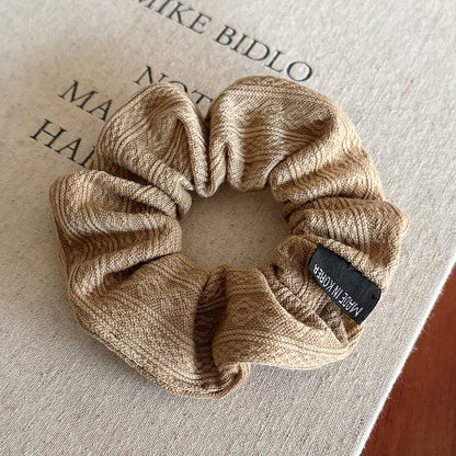 針織大腸圈復古髮圈