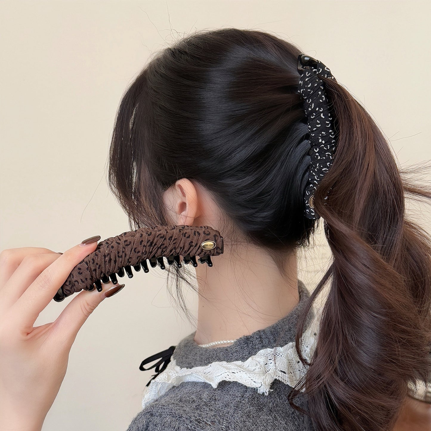 纏繞復古髮夾－商品主圖｜https://igowo.tw/