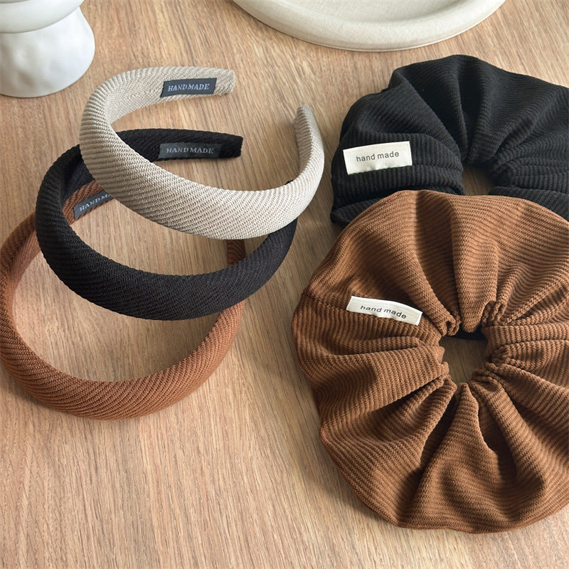 針織布面髮箍－商品主圖｜https://igowo.tw/