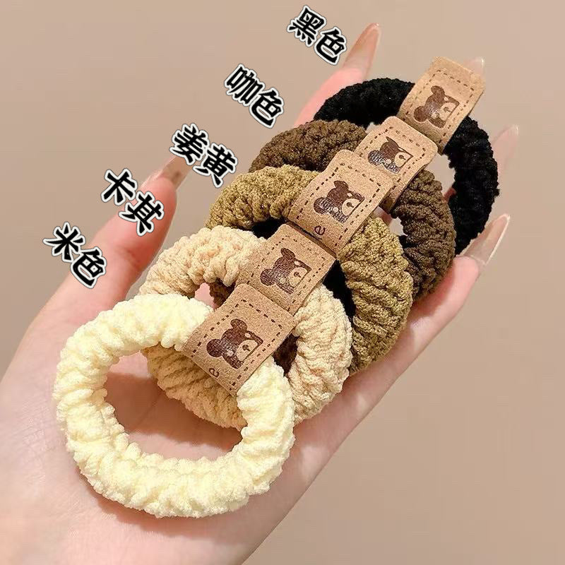 彈力繩簡約髮圈－姜黃1條款細節1｜https://igowo.tw/