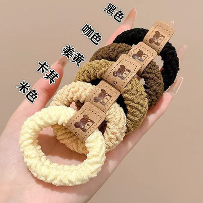 彈力繩簡約髮圈－姜黃1條款細節1｜https://igowo.tw/