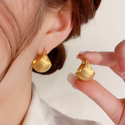金屬拉絲復古耳扣－商品主圖｜https://igowo.tw/