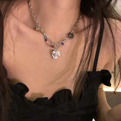 鈦鋼雙層項鍊－細節特寫31｜https://igowo.tw/
